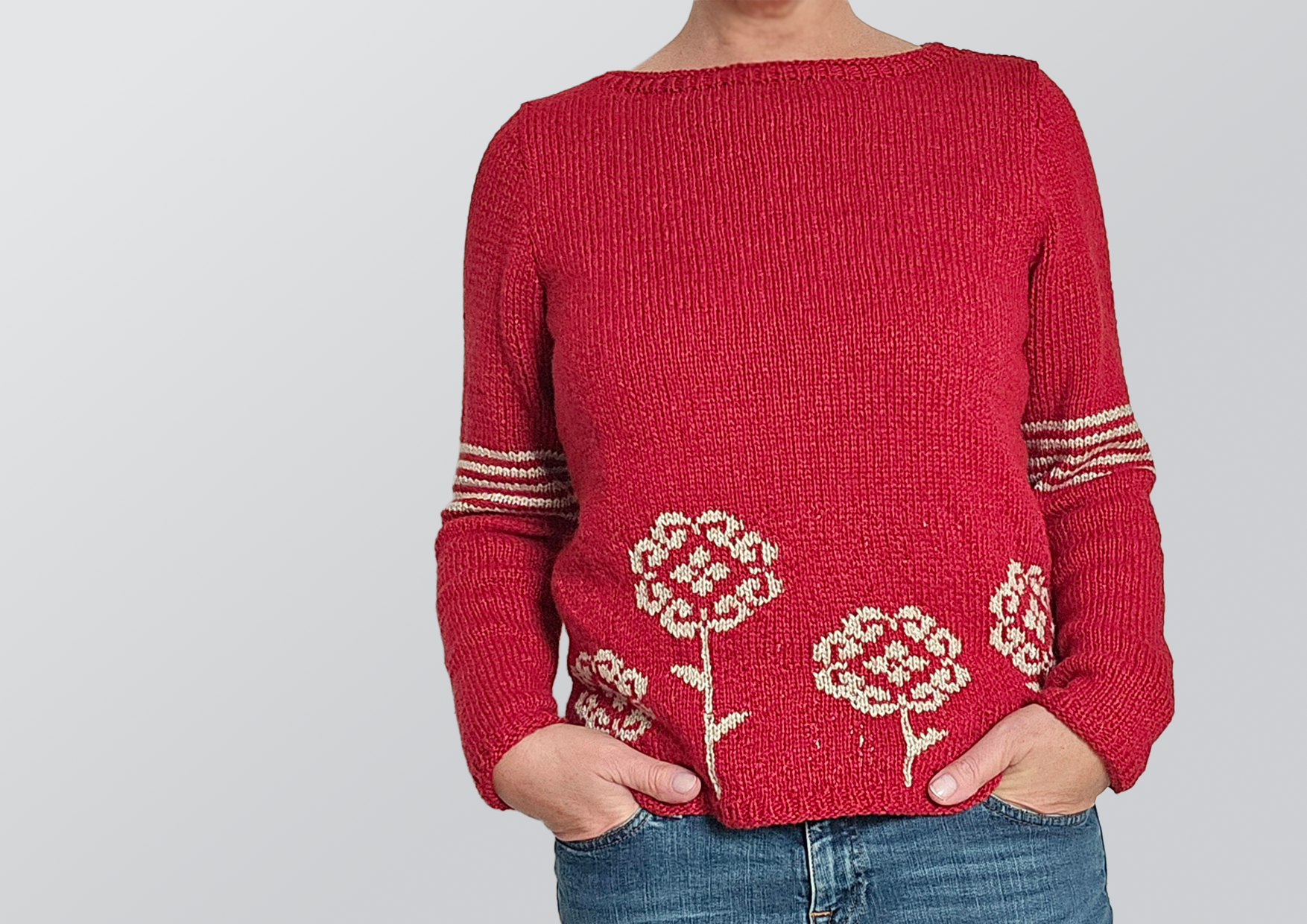Vorderansicht des Pullovers Jule