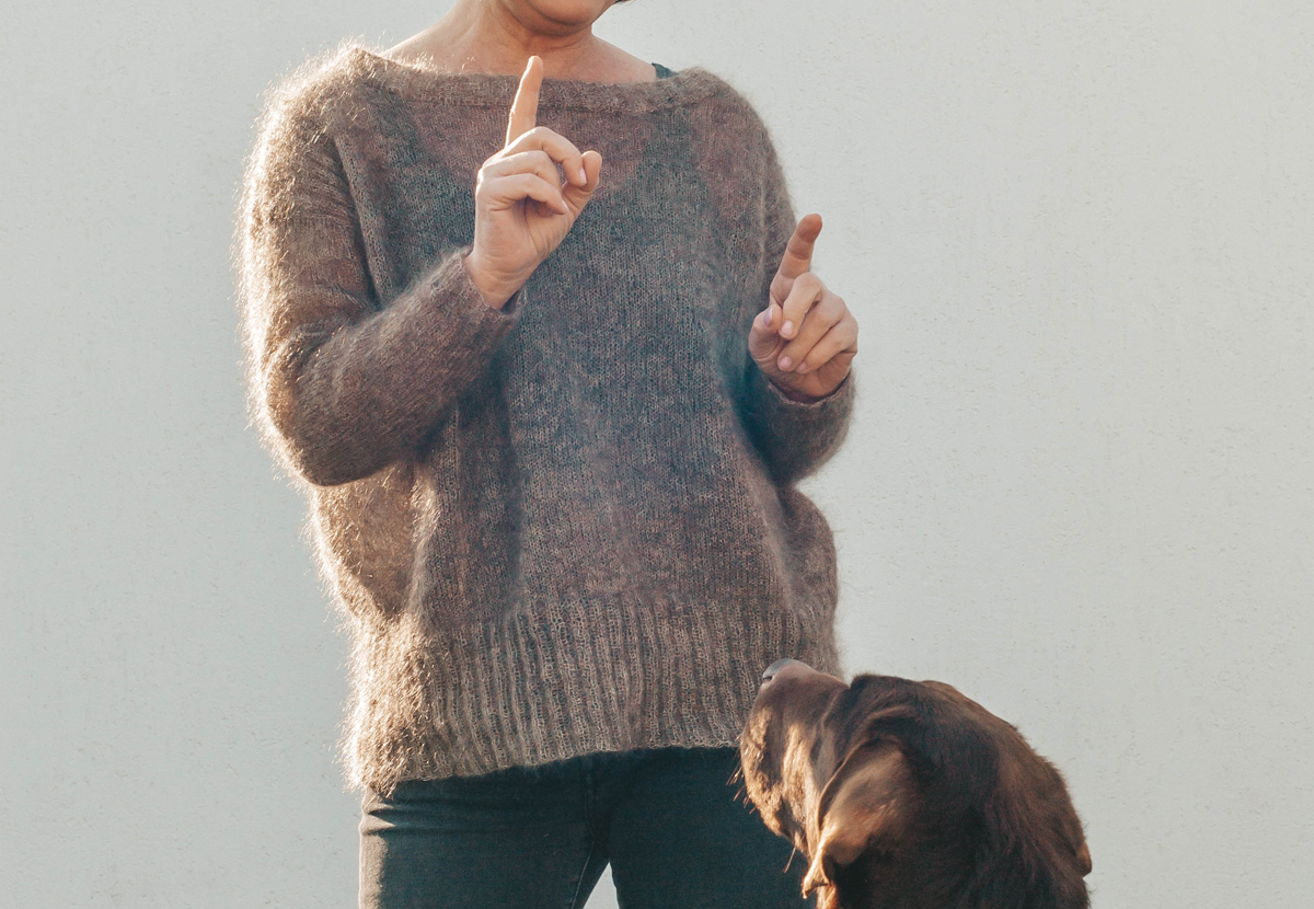 Nahaufnahme Pullover Clea