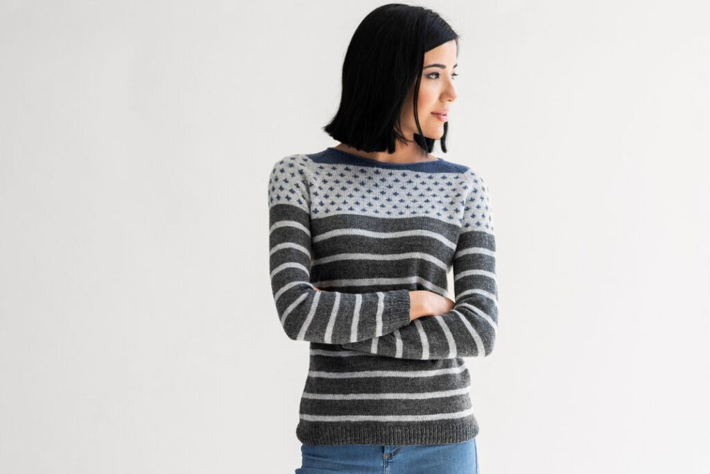 Vorderansicht Pullover Greta