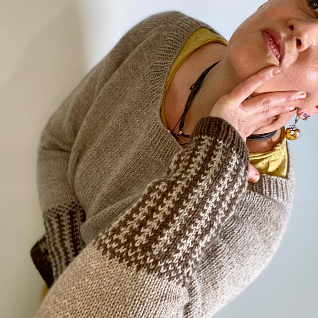 Detailansicht Ärmel Pullover Khulan