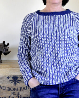 Detailansicht Vorderteil Pullover Josephine