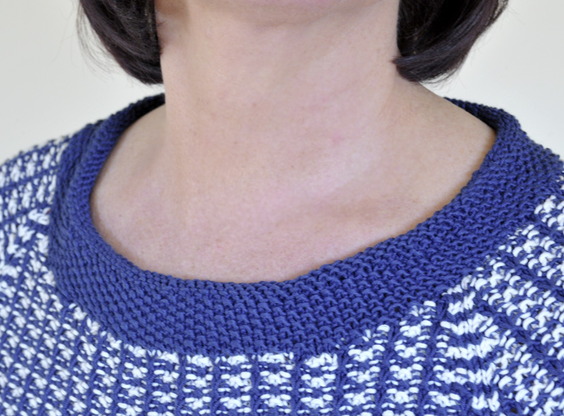 Detailansicht Halsausschnitt Pullover Josephine