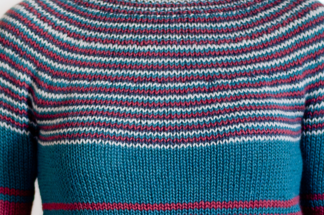 Detailansicht Rundpasse Pullover Josie