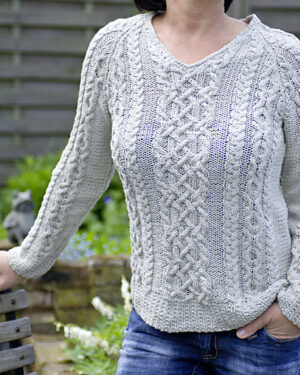 Vorderansicht Raglanpullover Joyce