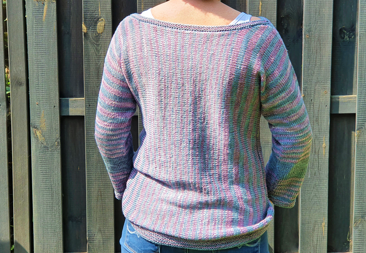 Rückansicht Pullover Kristina