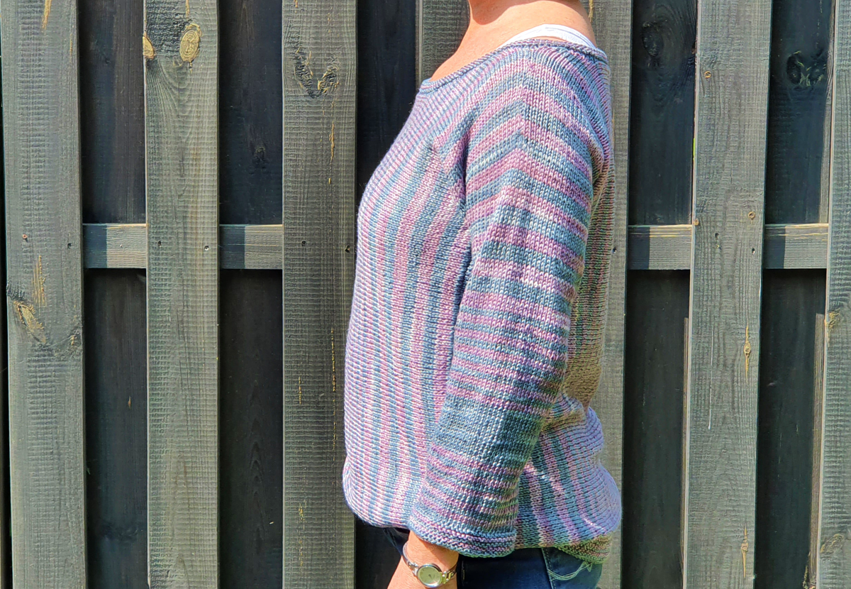 Seitenansicht Pullover Kristina