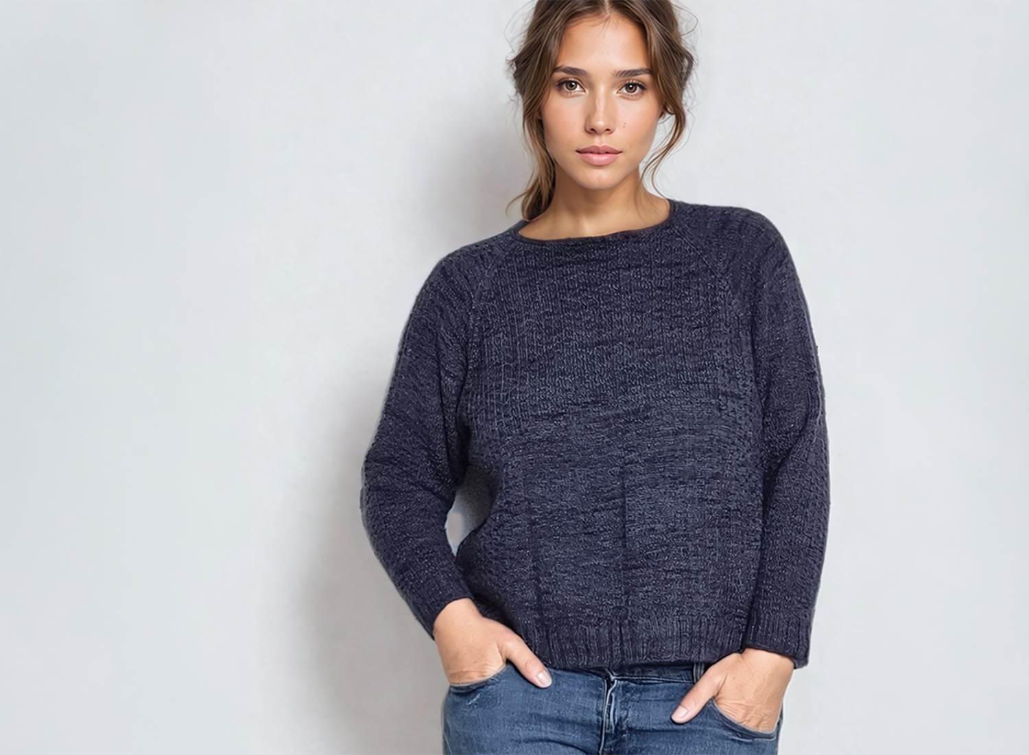 Vorderansicht Pullover Merle