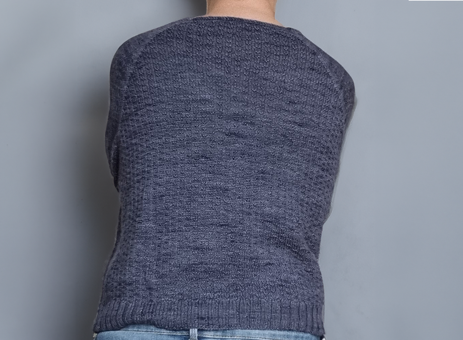 Rückansicht Pullover Merle