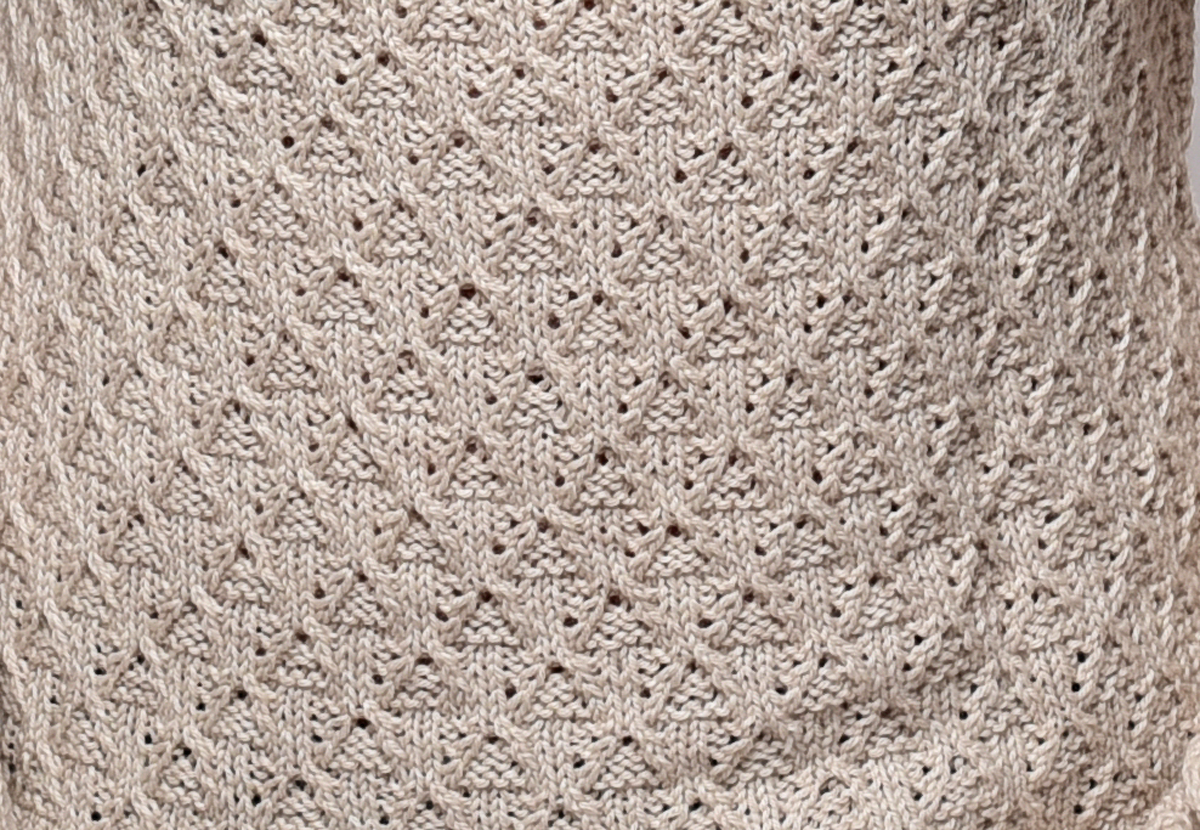 Detailansicht Strukturmuster Pullover Mila