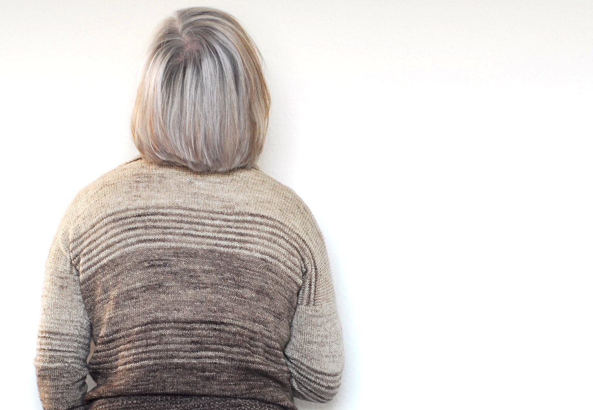 Rückansicht Pullover Shirley