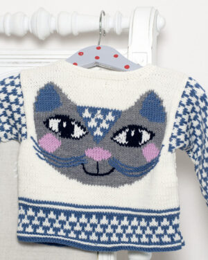 Vorderansicht Babypullover Anton Taddles
