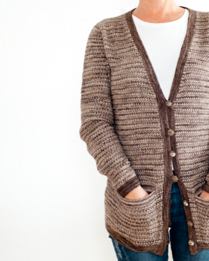 Vorderansicht Strickjacke Carissa
