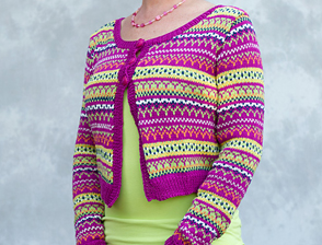 Vorderansicht Strickjacke Elise