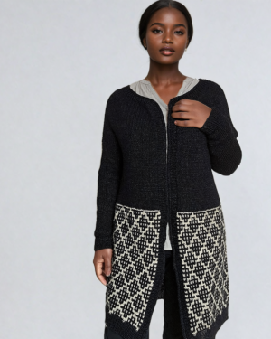 Vorderansicht Strickjacke Gina