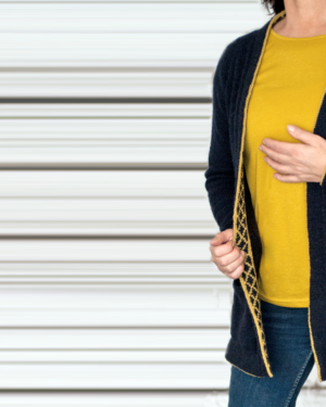 Vorderansicht Strickjacke Anna
