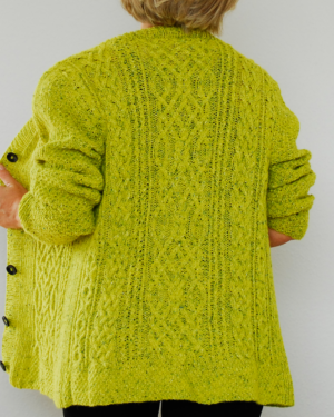 Rückansicht Strickjacke Lene