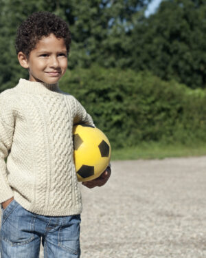 Vorderansicht Kinderpullover Liam