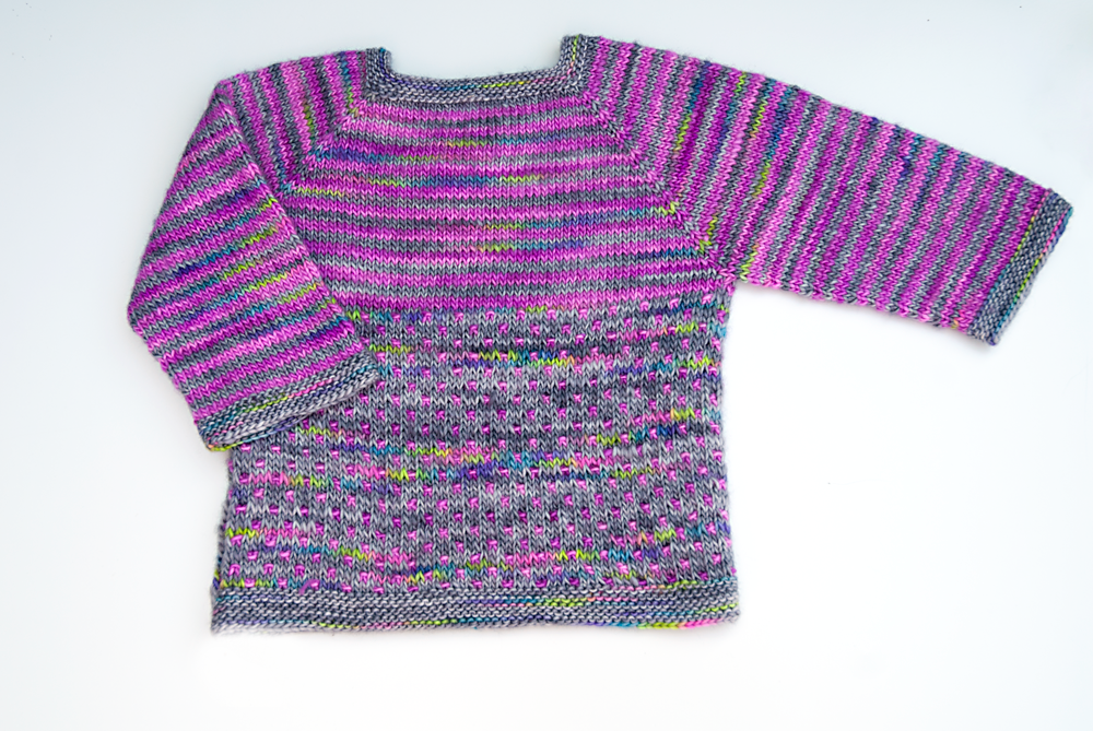 Rückansicht Babyjacke Lotta