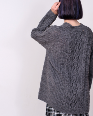 Rückansicht Strickjacke Marina