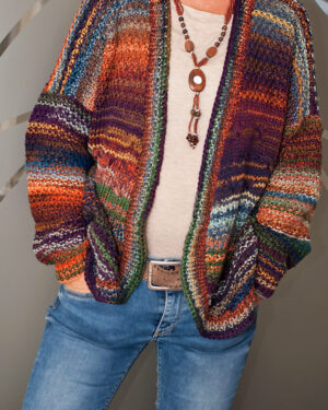 Vorderansicht Strickjacke Nastja