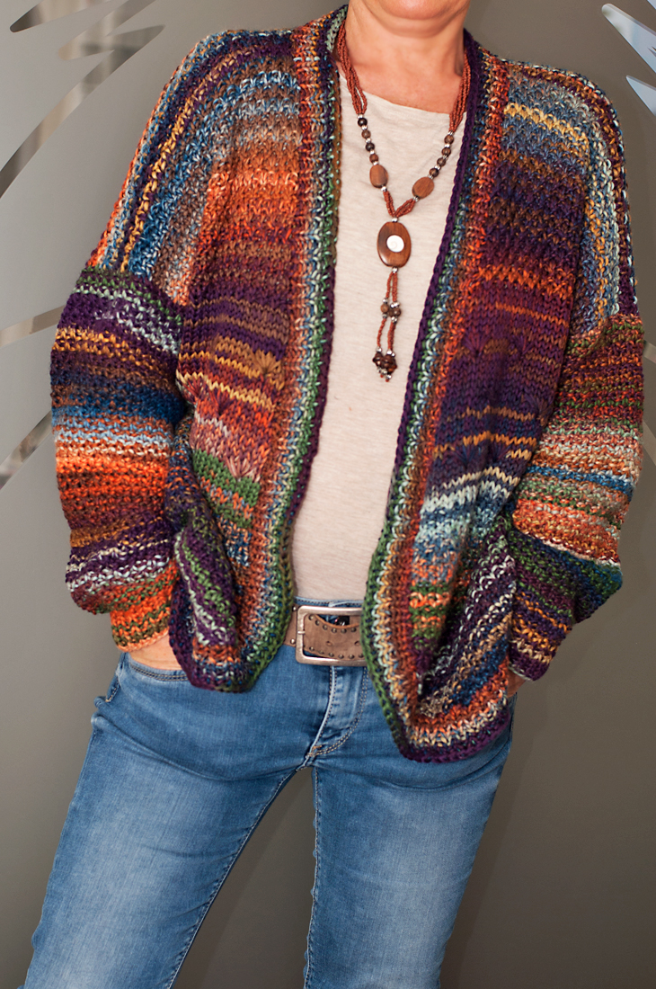 Vorderansicht Strickjacke Nastja