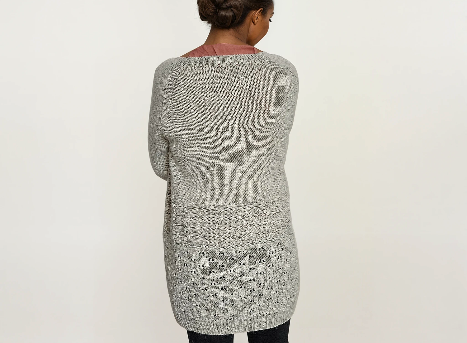 Rückansicht Strickjacke Tonja